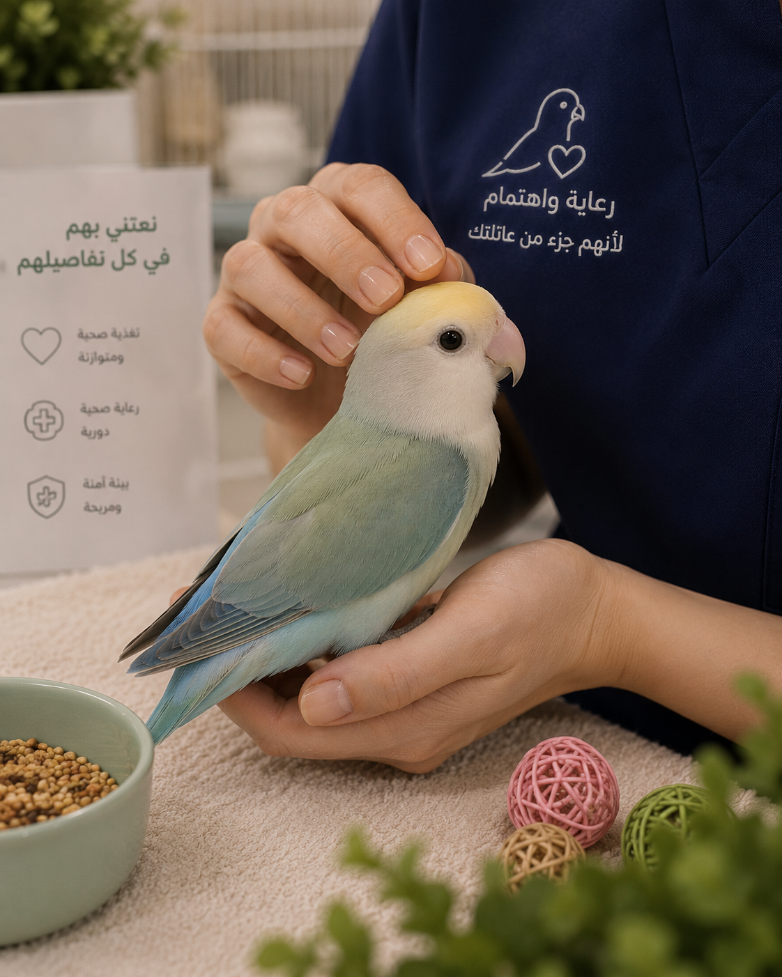 علاج ورعاية الطيور