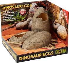 مخبأ Exo Terra Dinosaur Eggs Fossil للزواحف