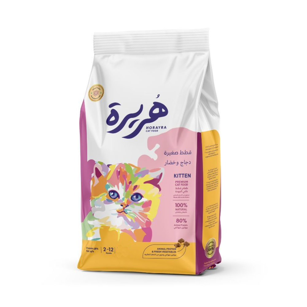 هريرة طعام جاف دجاج وخضار 1.5 كجم